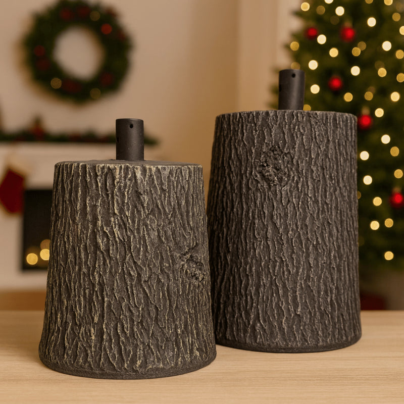 Base tronco per albero di Natale marrone scuro | Xone